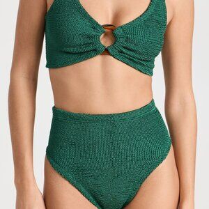 Hunza G Nadine Bikini "Metallic Forest Green"